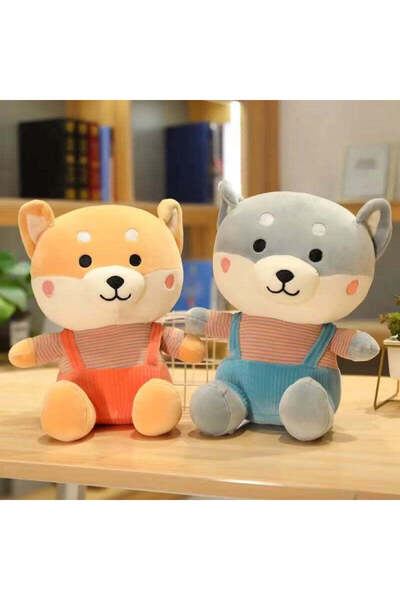 OEM Pluș Akita Inu de pluș – Gri, 30 cm