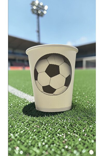 SBStrend Futbol Topu-Maç-kale Doğumgünü Parti temalı Tek kullanımlık 7 Oz 50 ...