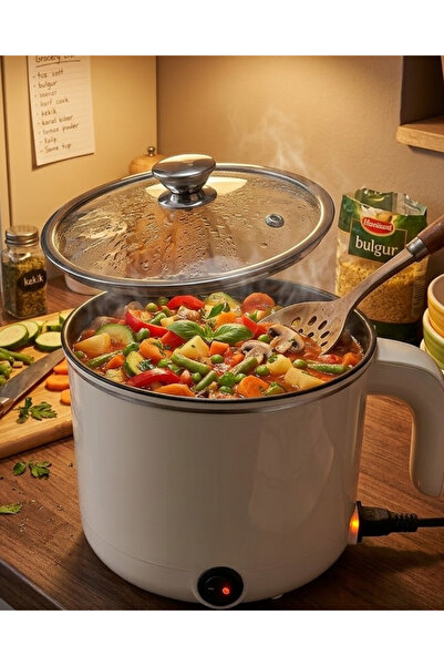 ZERO LAND Storozal Mini Electric Cooker 1 Liter with Steam Tray (182552) Kitc...