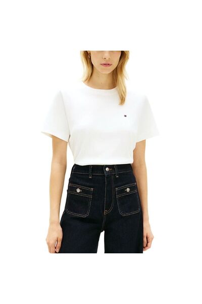 Tommy Hilfiger Tricou BOXY Ίντερλοκ SS C-NK TEE