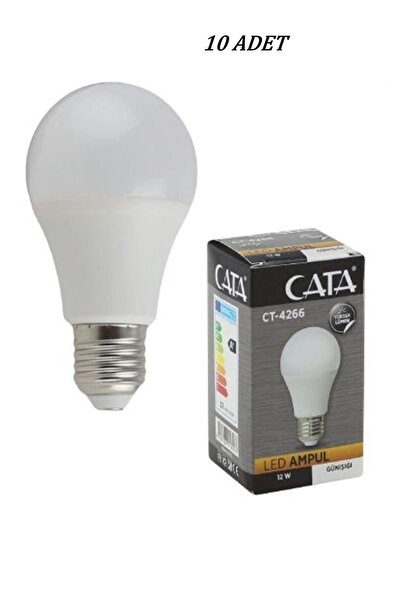 Cata CT-4266 AMPUL GÜN IŞIĞI 3200K 12W 10 ADET