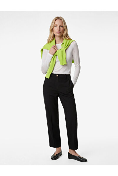 Koton Παντελόνι από ύφασμα Dobby Barrel Fit