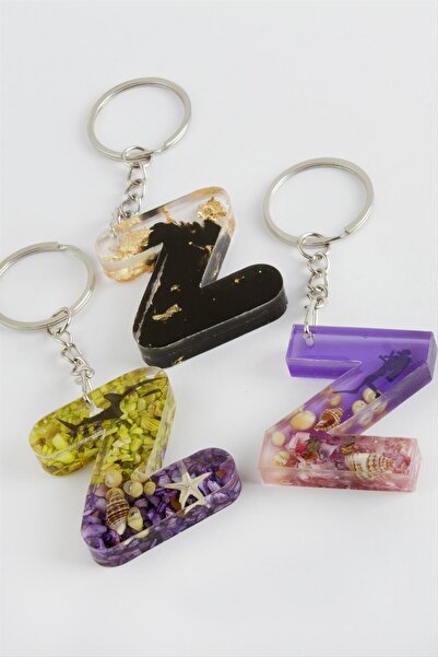 ZERO LAND حرف Z من STOROZAL (183736) إيبوكسي سلسلة مفاتيح - ملون