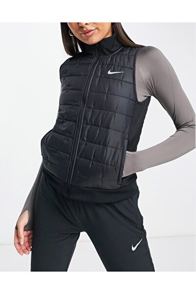Nike Therma-Fit Synthetic-Fill Running Full-Zip Siyah Kadın Yelek