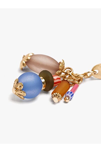 PARFOIS Çok Renkli Boncuklu Uzun Küpe