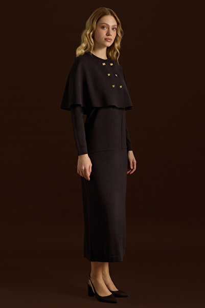 MISS DALIDA T26Y-0009 MISSDALIDA PELERİNLİ TRİKO ELBİSE