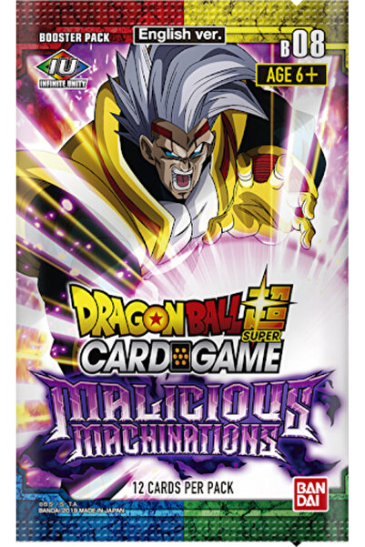 BANDAI Booster pentru jocul de cărți DragonBall Super: Mașinări răuvoitoare