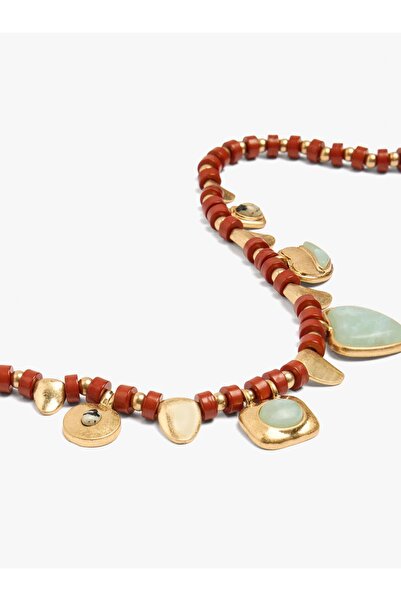 PARFOIS Taş Uçlu Kısa Kolye