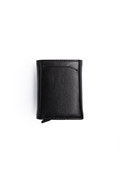 Kiğılı Mekanizmalı Deri Cüzdan