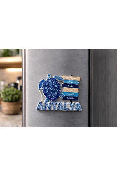 Hd Marketim Antalya Kaplumbağa Magnet – Dekoratif Buzdolabı Süsü Antalya Hatı...