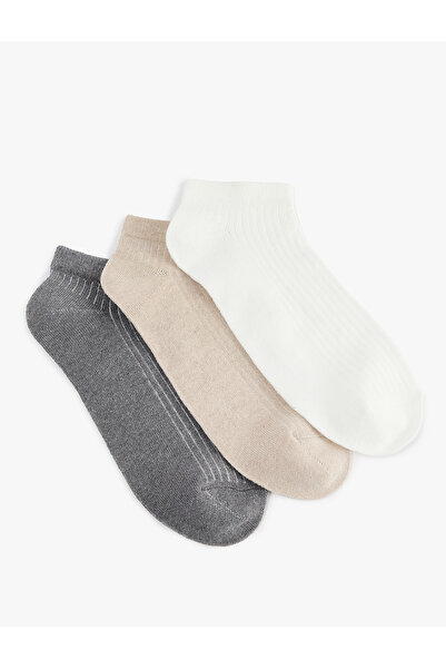 Koton Set de 3-bumbac perechi de basic șosete