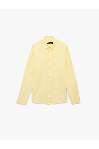 Koton Regular Fit Long Sleeve Classic Collar Buttoned Shirt, Pack of Cotton