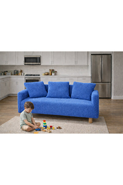 LOTUS PORT İki Kişilik Velsoft Peluş Kumaş