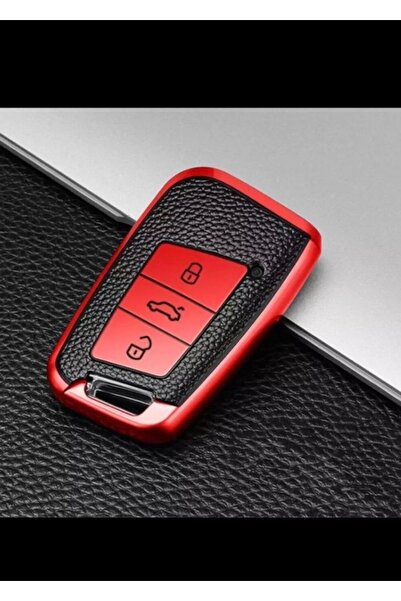 CİHAN GROUP Passat B8 - Ateca and Super B Luxury Quality Key Container Red Co...