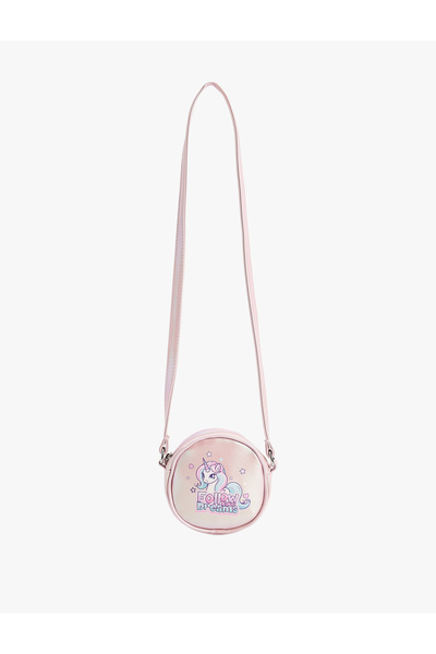 Koton Unicorn cu imprimeu cu fermoar geantă crossbody
