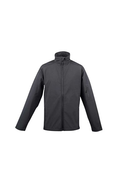 Interbabis Jachetă de lucru softshell, LE800, 300 gsm, gri charcoal S