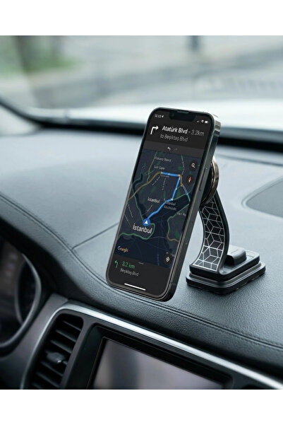 Epilons حامل هاتف مغناطيسي قابل للطي للسيارة، قاعدة دوارة 360 درجة