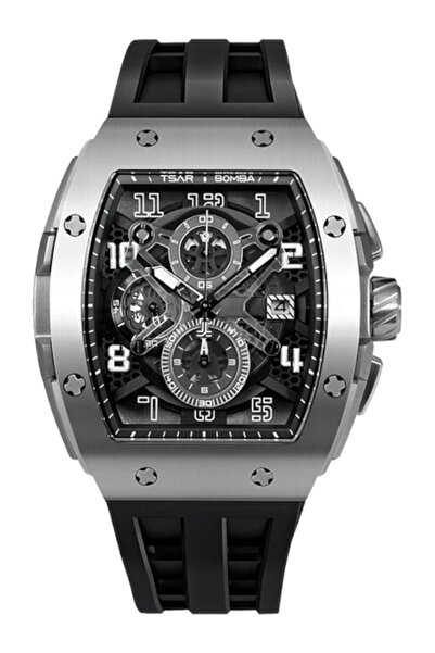 Tsar Bomba Mens Watch TB8211Q-01, Quartz, 46mm, 5ATM