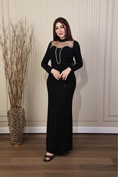 ٌRominz fashion فستان إسترتش فصوص