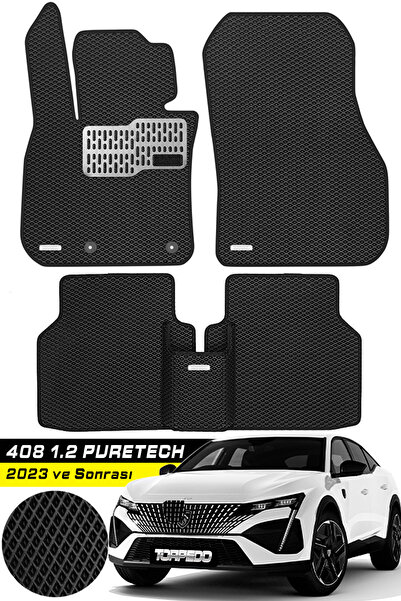 TORPEDO Peugeot 408 1.2 Puretech 2023 ve Sonrası Uyumlu Hücreli Premium Eva P...