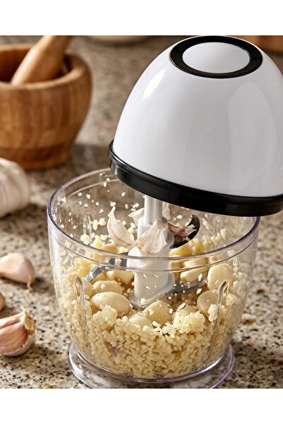 ZERO LAND GLD-SPT- Şarjlı Mini Mutfak Doğrayıcı 450 ML Sebze Sarımsak (201702...