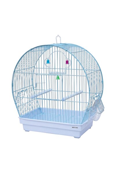 Dayang قفص طيور دائري مزخرف - موطن مدمج للكناري والعصافير والطيور الصغيرة