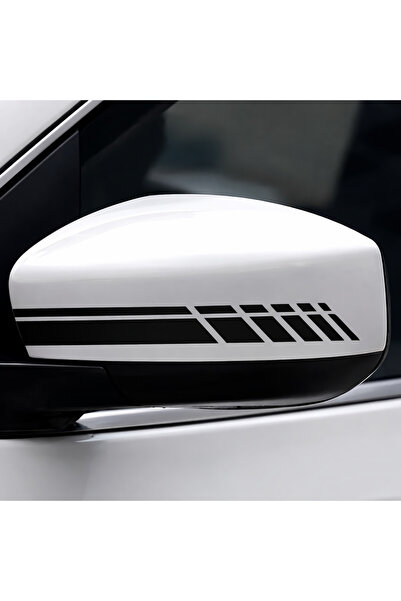 Major Selection Side Mirror Sticker (2 Pieces) 20X2.5 cm Car Mirror Strip Aut...