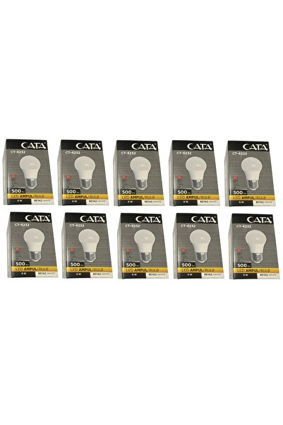 Cata CT-4232 AMPUL BEYAZ IŞIK 6400K 6W 10 ADET