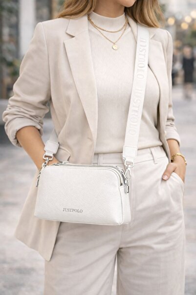 Just Polo Original Women's Adjustable Long Strap Multi-Compartment Shoulder B...