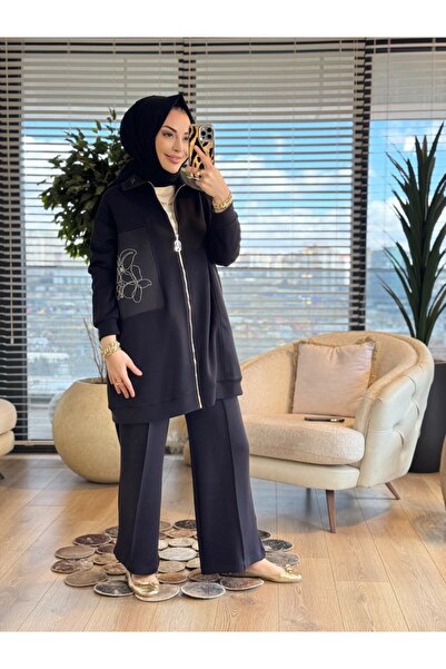 Generic Brand طقم بتفاصيل سلسلة وسحاب