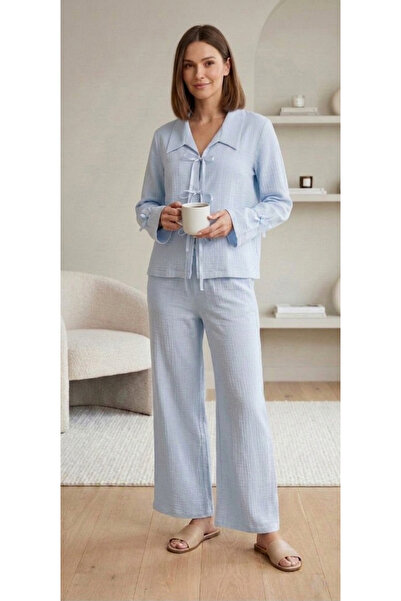 La Luna & Shine Kadın Uzun Kollu Pijama Takımı