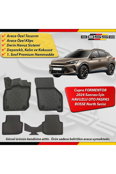 BOSSE North Cupra Formentor Paspas Araca Özel 2024 Ve Sonrası Derin Havuzlu 3...