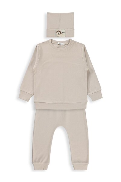 Civil Boys Set Bereli din 3 piese pentru vârsta 2-5 ani - Bej