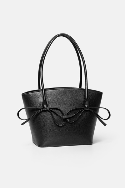 Çantacımstore Women's Bowknot Candy Bag Black