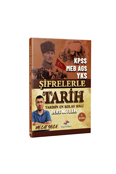Dizgi Kitap KPSS MEB AGS YKS Şifrelerle Tarih Ders Notları Necat Hoca