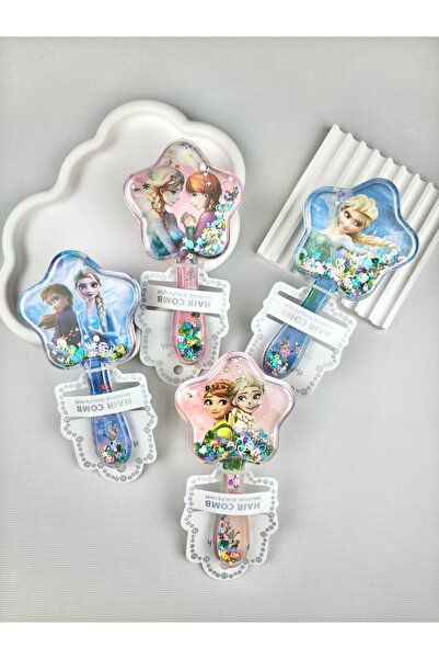 Toka Sepetim Elsa Anna Temalı Pullu Çocuk Tarağı 1 Adet