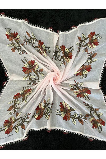 Beykan handmade Eșarfă mică nostalgică brodată cu acul/Yemeni/T tul ent/Başörtü
