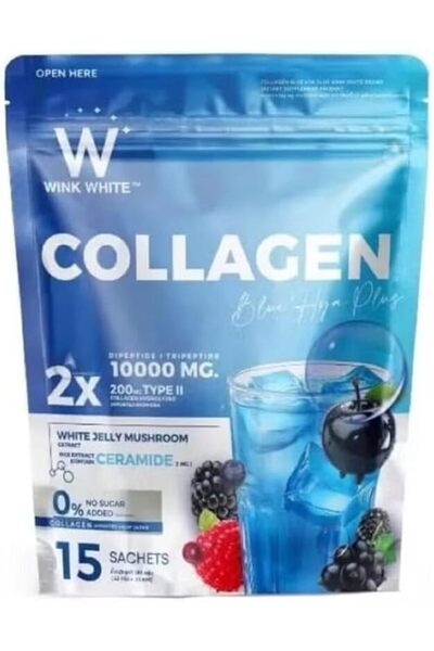 Wink White Collagen Blue Hya Plus Powder Drink