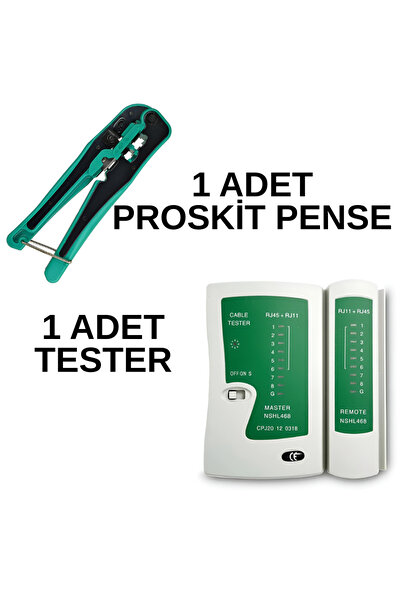 SpeedUF Rj45 Cable Crimping Pliers and Network Cable Tester Set Rj11 Rj12 Cat...