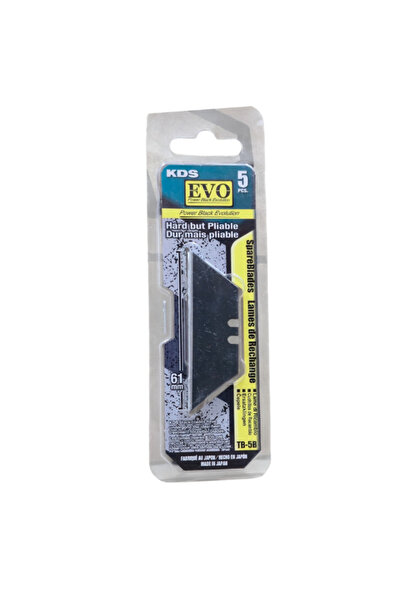 KDS TB-5B Trapezoidal Spare Blades Pack of 3 (5 Blades Each)
