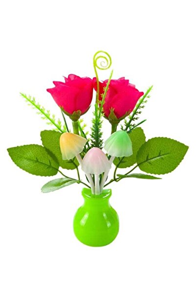 EasyLife Sunshine Plug-In Flower LED Wall Light Multicolour 10cm