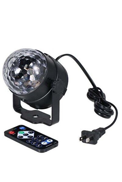 Generic Mini LED Magic Ball Stage Effect Uplight With Remote Controller Clear...