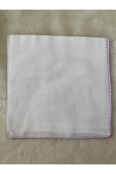 Beykan handmade Χειροποίητο κασκόλ με βελονάκι και λευκό περίγραμμα Τούλι ben...