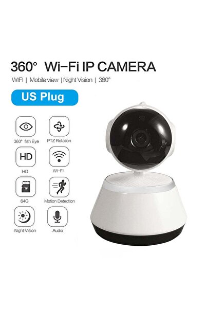 Generic كاميرا أمان منزلية لاسلكية ذكية تعمل بتقنية الواي فاي