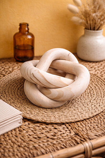 Marrone Ahşap Zincir Halka Bohem Tarz Dekor Tasarım