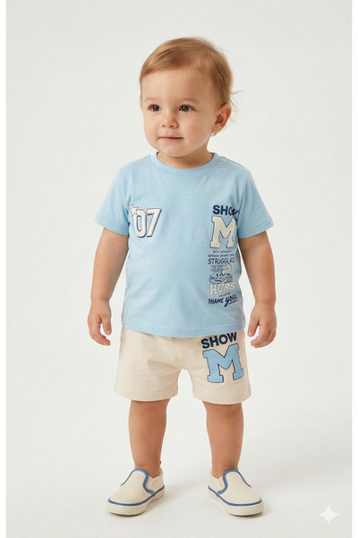 MARCO DONATELI Boys T.Shirts S/S + Bermuda, 24M