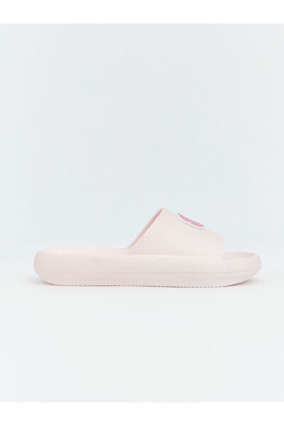 LC Waikiki Women's Slogan Printed Slippers