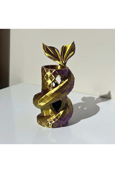 Atatuğ Hediyelik Elegance of the Ocean: Mermaid Tail Themed Faceted Decorativ...