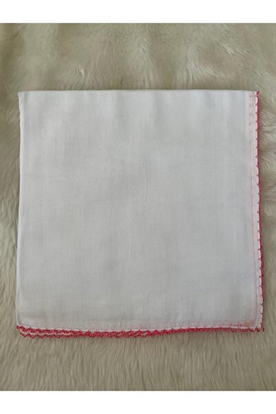 Beykan handmade Χειροποίητο κασκόλ με βελονάκι και λευκό περίγραμμα Τούλι ben...