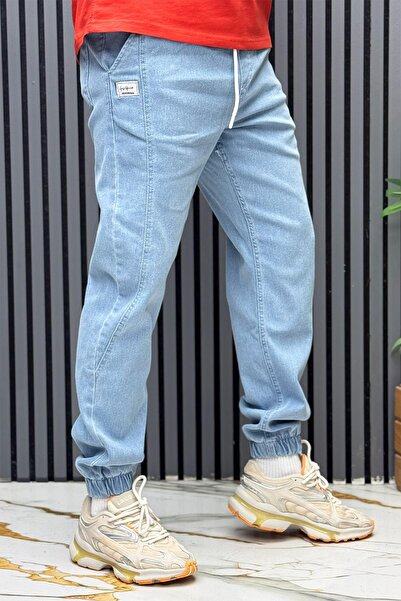 WAFRA Pantaloni de blugi confortabili material elastic pentru bărbați, cu tal...